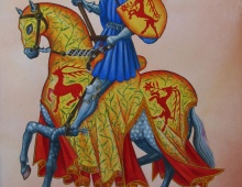 Copie libre sur papier préparé a la brosse d'après le Codex Capodilista